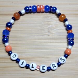 OILERS Friendship Bracelet, Size 8"